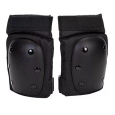 潛鯨 滑雪護膝 滑雪必備 單板 雙板 公園 野雪 安全 保護, 1個, 硬護膝,M 35 - 58 kg, Black