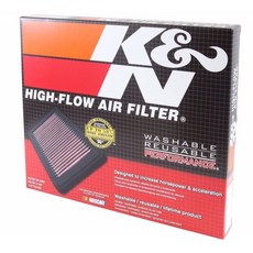 K&N 高流量空氣濾清器，適用於克萊斯勒CHRYSLER 裘洛奇CHEROKEE, 1個