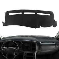 ACLONG 쉐보레 실버라도 GMC 시에라1999–2006 실버라도 클래식 2007 액세서리에 맞는 대시보드 커버 매트 플란넬 미끄럼 방지 대시 커버 눈부심 방지 햇빛 가리, ACLONG 쉐보레 실버라도 GMC 시에라1999–20