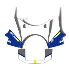 스티커 스크래치 방지 데칼 보호 탱크 매트, 1개, 10. blue suit