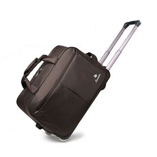 큐브 스트리트 캐리어 휴대용 스몰블랙 가방 공연 버스킹, A. 20인치, E. 갈색