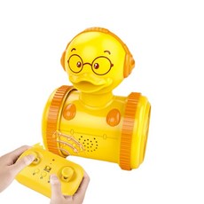 KOWTOW DUCK 遙控磕頭小黃鴨 萬向旋轉早教玩具, 電動款 磕頭小黃鴨, 1個