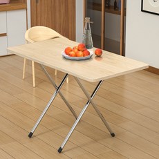 접이식 책상 탁자 테이블 거실 이동식 벽부착 벽걸이 롱 80x40x70 직사각 테이블 화이트, 샴페인 색상