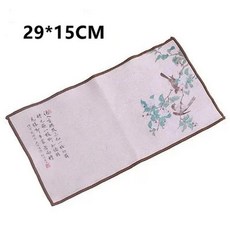 중국 티 타올 천 식탁보 수분 흡수 매트 냄비 트레이 테이블, 1개