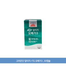 고려은단 식물성 알티지 오메가3, 30정, 1개
