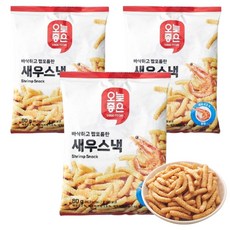 오늘좋은 바삭하고 짭쪼름한 새우스낵 80g, 3개