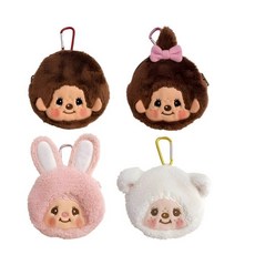 hybe 부드럽고 수납력 좋은 몬치치 미니파우치 키링 동전지갑 에어팟케이스