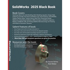 (영문도서) SolidWorks 2025 Black Book Paperback, Cadcamcae Works, English, 9781774591505