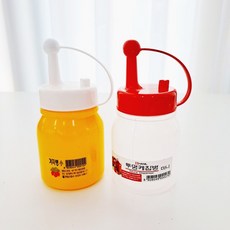 업소용 식초통 겨자통 세트 냉면 양념통, 1세트, 200ml