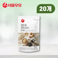서울우유 검은콩 귀리 호두 두유190ml 20개, 190ml