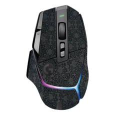 로지텍 G502 X/X Plus 호환 논슬립 풀커버 그립스티커, 스노우블랙, Logitech G502 X / X Plus