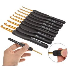 바이오베일 뜨개질 기본 코바늘 9종 세트, 1개