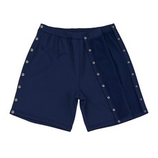 수술 후 티어웨이 반바지 - 남성용 - 여성용 - 사이즈 블랙., XX-Large, 네이비 블루
