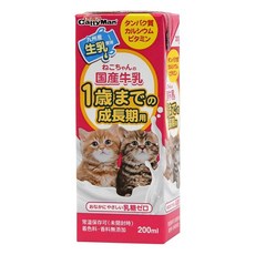 캐티맨 CattyMan 고양이 우유 1세까지의 성장기용 200ml×24개들이 케이스 판매