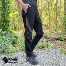 PANGOLIN 男款彈性配色長褲 吸濕快乾 舒適 抗UV 登山工作休閒機能褲
