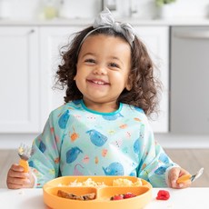 범킨스 방수 아기 긴팔턱받이, [509702]긴팔턱받이-플로랄, 1개, 1개입