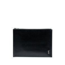 생 로랑 중고 2020 레더 모노그램 아이패드 케이스 클러치