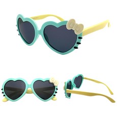 Kitty兒童偏光墨鏡 TR90材質 抗UV400 可愛造型不易損壞