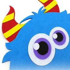 우빅 펠트 가면 미술재료 미술도구 미술준비물, 그린