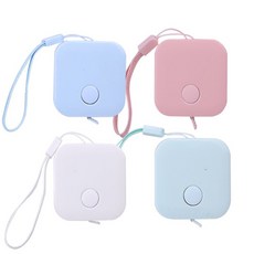 delisn 馬卡龍色方形自動捲尺 1.5米公英制量衣布尺, 1個, 四方皮尺-隨機顏色, 100cm