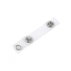 투명 명찰고리 단추형 PVC 연결 스트랩 출입증연결고리