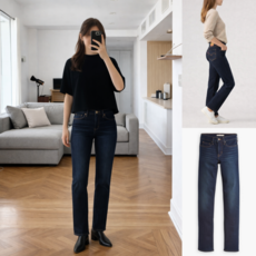 리바이스 여성 314 쉐이핑 스트레이트 진 진청 데님팬츠 19631-0213 196130213