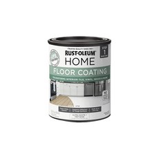 RUST-OLEUM 樂立恩 家用地板漆 1公升裝 平光 水性 防水 耐刮抗污, 1個