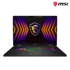MSI 2025 크로스헤어 A18 HX 라이젠9 라이젠 8000 시리즈 지포스 RTX 5070, 블랙, A8WGKG-R9 QHD+ 얼티밋, 512GB, 16GB, Free DOS