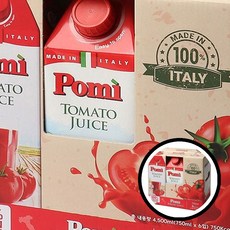 포미 토마토주스 750ml 6개 토마토주스 착즙 이탈리아 건강음료 자연주스 유기농 비타민 다이어트 음료 스무디 z18+440TK