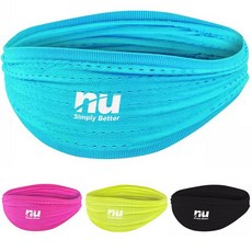 【恩悠數位】NU 止汗 吸汗 運動頭帶, 桃紅色, 1個