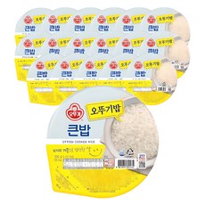 오뚜기 맛있는 큰밥, 300g, 18개