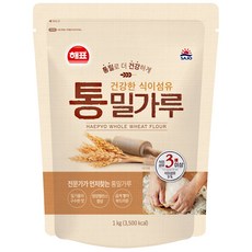 해표 통밀가루, 1kg, 1개