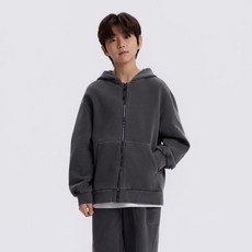 내셔널지오그래픽 키즈 K261UJP830 어드벤처 피그먼트 후드 점퍼 DGREY 438461