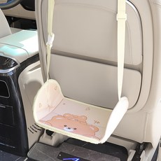 兒童汽車腳託 緩解疲勞 長度可調 母子熊貓設計, 母子小熊, 1個