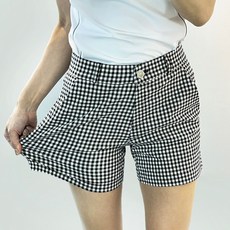 투솜 여성 골프 반바지 쿨 체크 스판 골프 숏팬츠 봄 여름 냉감 시원한골프웨어 빅사이즈