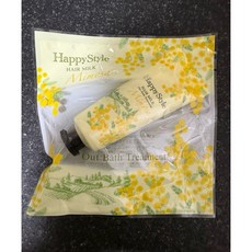 日本菊星 Happy Style 牛奶保濕護髮油 免沖洗 含羞草花香 40ml, 1個, 含羞草-黃色包裝