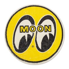 MOONEYES MG934EY EYEBALL 蓬鬆毛絨止滑室內墊，浴室地墊，可愛造型腳踏墊, MG934EY 蓬鬆毛絨, 1個