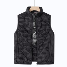 秋冬季時尚潮牌黑金羽絨馬甲 男款羽絨背心
