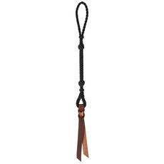 가죽 마장지 채찍, 68", Black