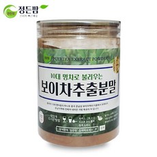 보이차추출분말 250g x2통 밀폐통 보이차 잎 음식토핑, 2개