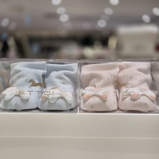 [AK플라자] [에뜨와] 안스양말(핑크 민트)