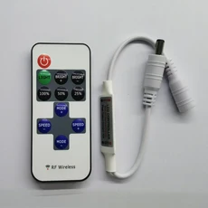 LED 원격 조광기 DC5-24V 포함 단색 LED 컨트롤러 5050 3528 2835 단색 스트립, 11key DC white, 1개