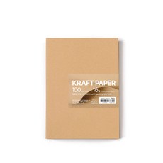 PaperPhant 질 좋은 두꺼운(200g) 크라프트지 Kraft Paper, 16절 100매