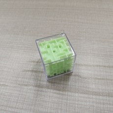 매직큐브 두뇌발달 취미 입체퍼즐 장난감 1개 3D 미로 마법 큐브 육면체 두뇌 개발 교육용 공 게임 파르치스 14세 이상, [01] 녹색