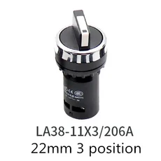 22mm 경제적인 LA38 11/206A 버튼 스위치 노브 비상 정지 열기 닫기, 02 3D