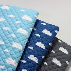 자투리 누빔지면혼방 둥둥구름 택1, 누빔지면혼방 둥둥구름5047 스카이