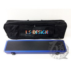 LS DESIGN 鋁製 槍箱 釣具收納盒 含背袋, 1個