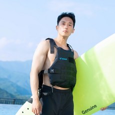 [마르 MAR 본사] 마르 레스큐 프리미엄 구명조끼 아머 PFD 구명복 택티컬 베스트 디자인, 블랙