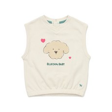 블루독베이비 구름도기브이넥베스트 45A14-221-01