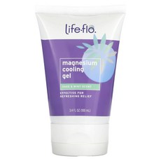 Life-flo 마그네슘 쿨링 젤 세이지 & 민트 100ml(3.4fl oz), Lifeflo마그네슘쿨링젤세이지민트100ml34floz, 1개, 100ml